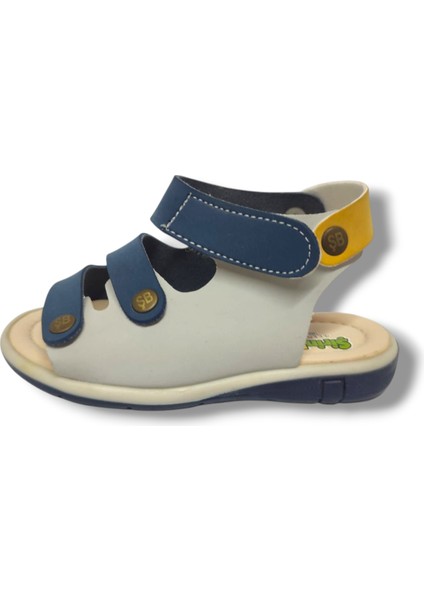 Şirinbebe 1557-20 Anatomik Tek Cirtli Erkek Çocuk Sandalet Lacivert Gri 21-25 fiyatları