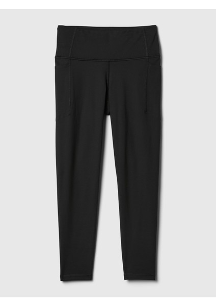 Kadın Siyah GapFit High Rise Geri Dönüştürülmüş Legging Tayt modelleri