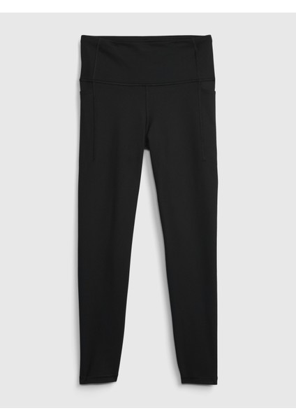 Kadın Siyah GapFit High Rise Geri Dönüştürülmüş Legging Tayt fırsatları