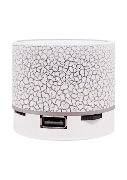 Mini Hacklenmiş Bluetooth Hoparlör Taşınabilir Takılabilir Subwoofer Hoparlör LED Işık Kablosuz Hoparlör (Yurt Dışından)