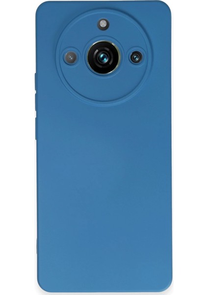 Realme 11 Pro Kılıf Nano Içi Kadife Silikon - Mavi Drstr