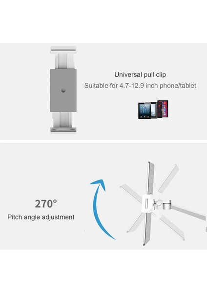 Notebook ve Tablet Stant, 10-16" Dizüstü Bilgisayar ve 4.7-12.9" Tablet 2 Hareketli Ayarlanabilir Kol, Ergonomik Dizüstü Bilgisayar Standı Oa-9x