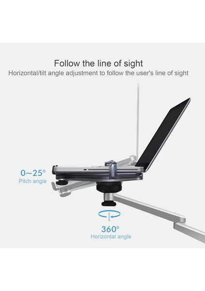 Notebook ve Tablet Stant, 10-16" Dizüstü Bilgisayar ve 4.7-12.9" Tablet 2 Hareketli Ayarlanabilir Kol, Ergonomik Dizüstü Bilgisayar Standı Oa-9x