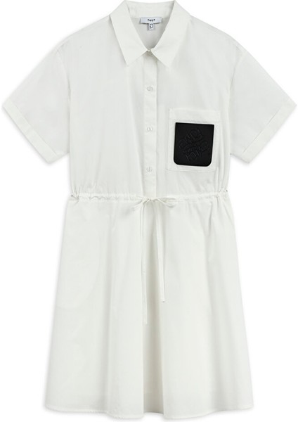 Patch'li Poplin Elbise TS1250002514018 indirimleri