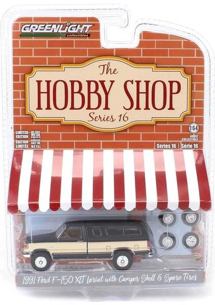 1/64 The Hobby Shop Series 16- 1991 Ford F-150 Xlt Lariat