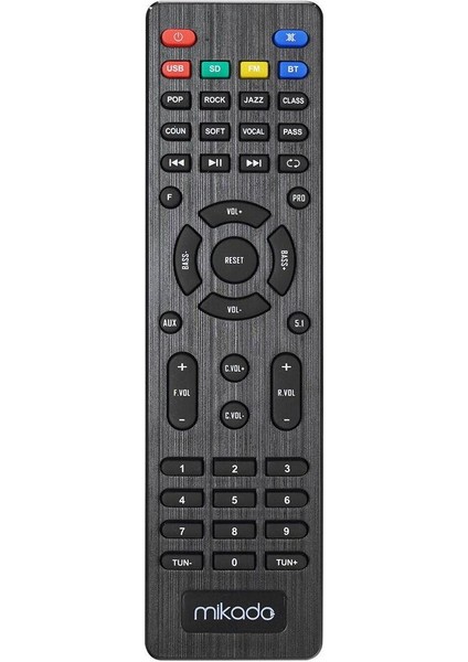 MD-672BT 5+1 120W USB Sd Fm Bt Speaker Siya fırsatları