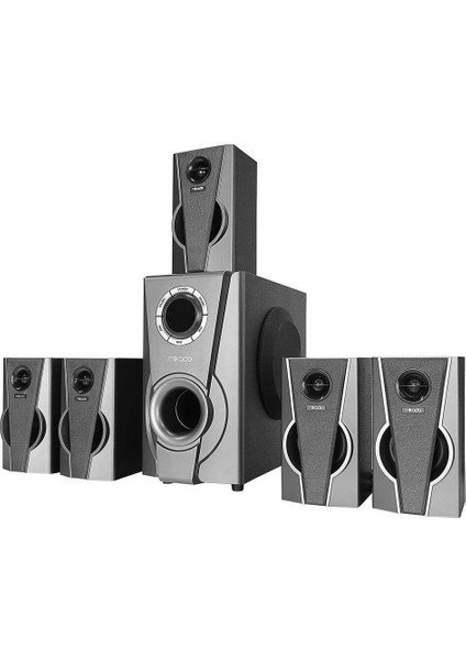 MD-672BT 5+1 120W USB Sd Fm Bt Speaker Siya