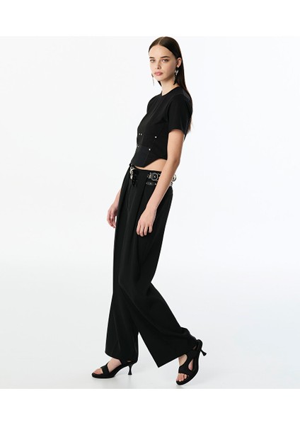 Çift Kemerli Pantolon TS1250003256001