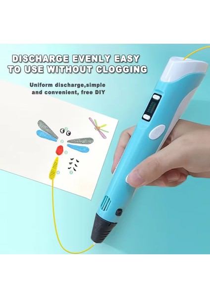 3D Kalem-Pen-Adaptörlü Model-Sarı