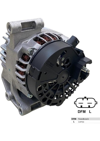 12V ALTERNATÖR DİNAMO 105 A (DFM-L) OPEL ASTRA H/CORSA D/MERIVA 1.3 CDTI (ITALY) fiyatları