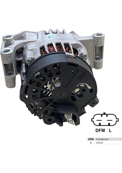 12V ALTERNATÖR DİNAMO 105 A (DFM-L) OPEL ASTRA H/CORSA D/MERIVA 1.3 CDTI (ITALY) modelleri