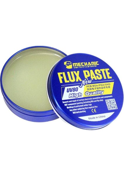 Powermaster UV80 80 Gram Lehim Flux Pastası Pcb-Bga-Pga-Smd Lehim Havya Ucu Temizleme Pastası fiyatları