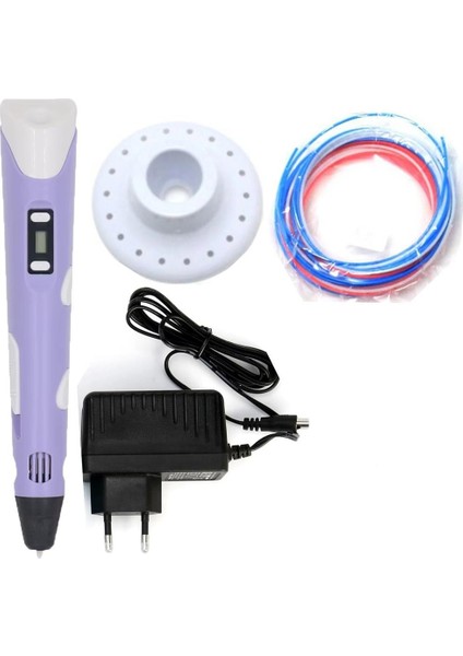 3D Kalem-Pen-Adaptörlü Model-Mor