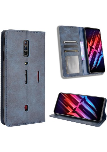 Zte Nubia Kırmızı Sihirli 6/6 Pro Cüzdan Pu Deri Manyetik Kapatma (Yurt Dışından)