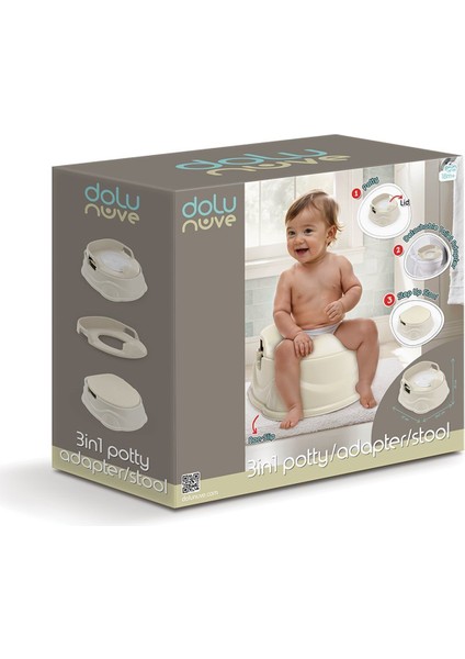 7182 Lazımlık Adaptör Basamak Relax Bej -Dolu Oyuncak