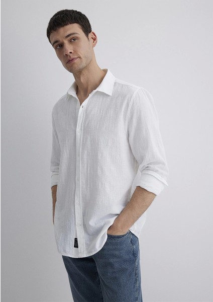 0211548-70057 Ekru Gömlek