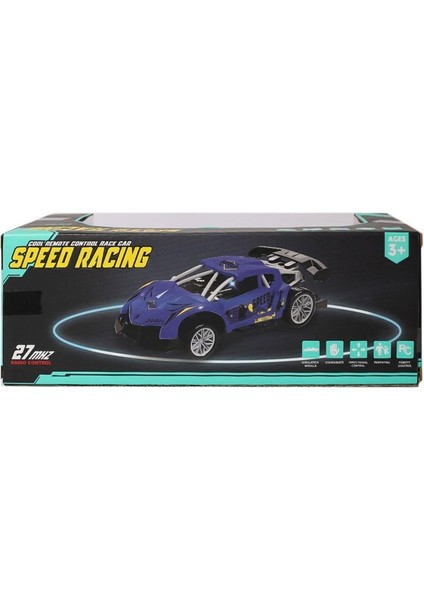 Nessiworld BY908-21B Kumandalı Şarjlı Speed Racing Araba 1:18 21 cm -Canem Oyuncak