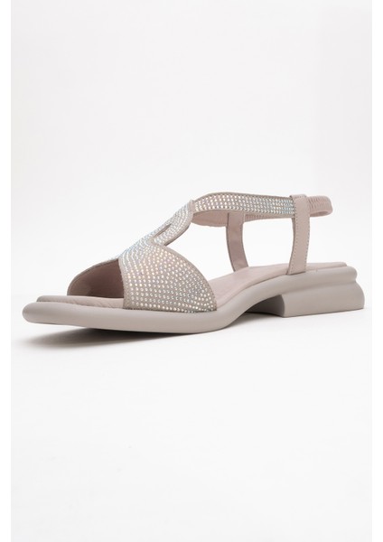 Aurora Taş Hakiki Deri Taşlı Kadın Sandalet fırsatları