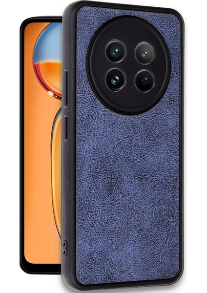 Realme 12 5g Kılıf Aras Deri Kapak - Lacivert Drstr fiyatları