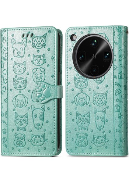 Oppo Find X8 Ultra Kapak Kapak Karikatür Hayvanlar Için Kılıf Deri Kılıf Kısa (Yurt Dışından) fiyatları