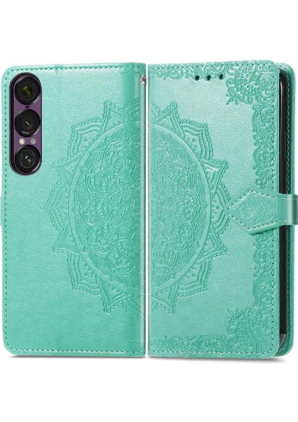 Sony Xperia 1 Vıı Deri Kılıf Için Flip Case Basit Iş Zarif (Yurt Dışından)