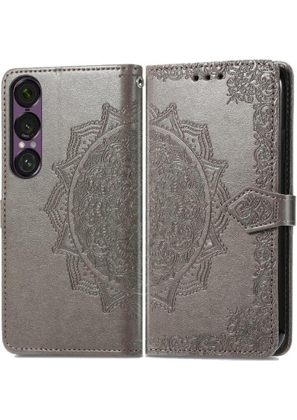 Sony Xperia 1 Vıı Deri Kılıf Için Flip Case Basit Iş Zarif (Yurt Dışından)