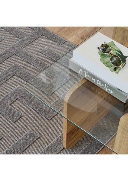 Iskandinav Roar Gray 80X300 cm Salon Mutfak Halısı Yolluk Salon Mutfak Halısı Yolluk Kilim