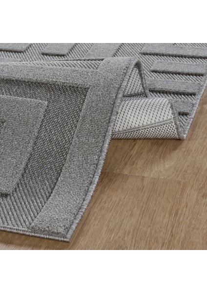 Iskandinav Roar Gray 80X300 cm Salon Mutfak Halısı Yolluk Salon Mutfak Halısı Yolluk Kilim