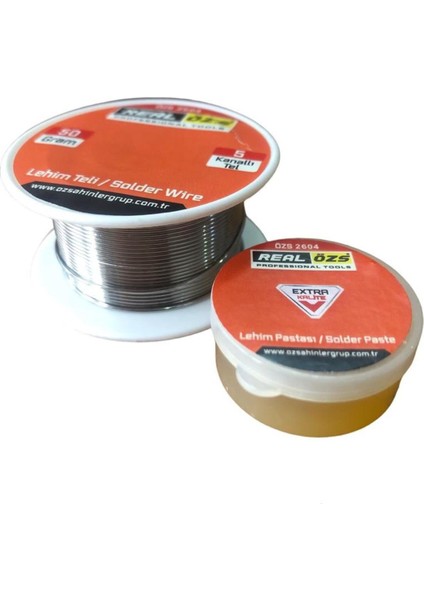 Lehim Teli + Pasta 2'li Set Realözs 2604