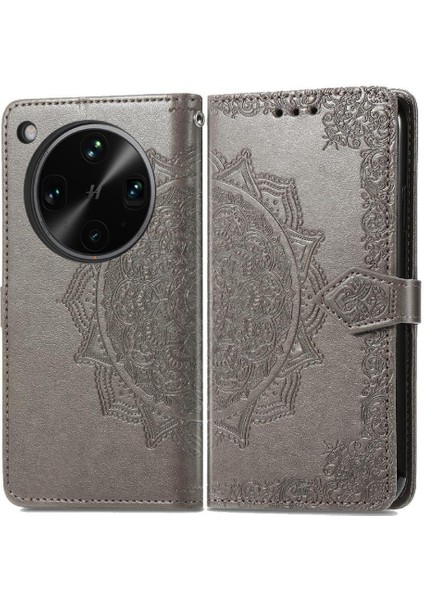 Oppo Find X8 Ultra Deri Kılıf Darbeye Basit Iş Için Flip Case (Yurt Dışından)