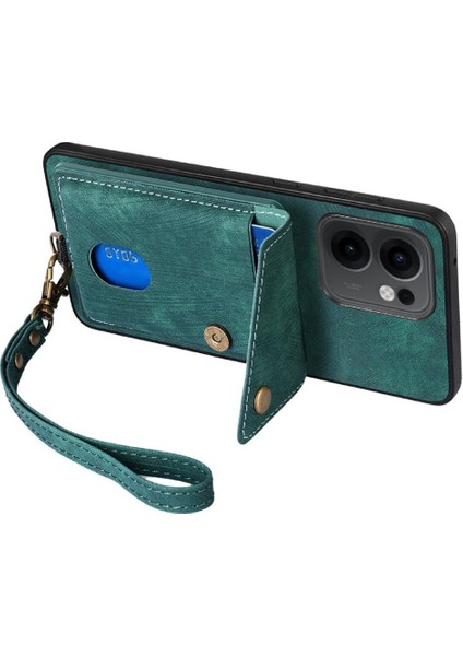 Oppo Reno 13F Kart Yuvası Premium Deri Ayrılabilir Kordon Için Kılıf (Yurt Dışından) fiyatları