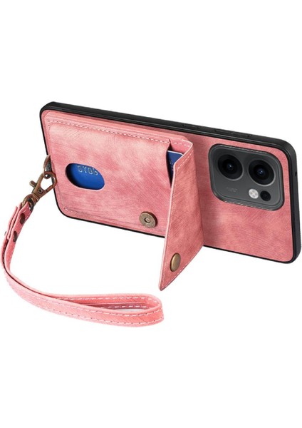 Oppo Reno 13F Kart Yuvası Premium Deri Ayrılabilir Kordon Için Kılıf (Yurt Dışından) fiyatları