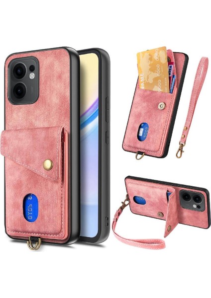 Oppo Reno 13F Kart Yuvası Premium Deri Ayrılabilir Kordon Için Kılıf (Yurt Dışından) indirimleri