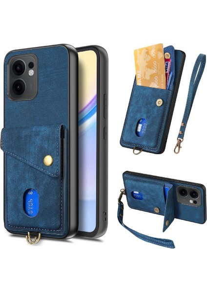 Oppo Reno 13F Kart Yuvası Premium Deri Ayrılabilir Kordon Için Kılıf (Yurt Dışından) fırsatları
