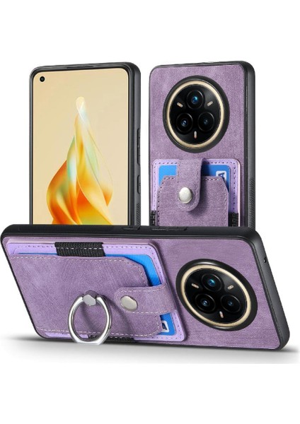 Realme 14 Pro Plus Için Kılıf Manyetik Araç Montaj Standı Crad Yuvası Halka Tutucu (Yurt Dışından)