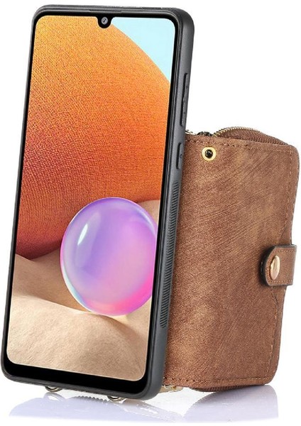 Oppo Reno 13F Fermuar Kapatma Ayarlanabilir Kordon 7 Kart Yuvaları Için Kılıf (Yurt Dışından) fırsatları