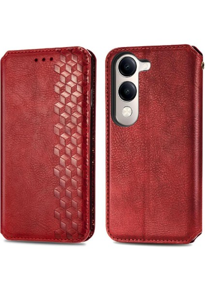 Vivo Y04 Cüzdan Fonksiyonu Için Flip Case Kapak Zarif Iş Durum (Yurt Dışından)