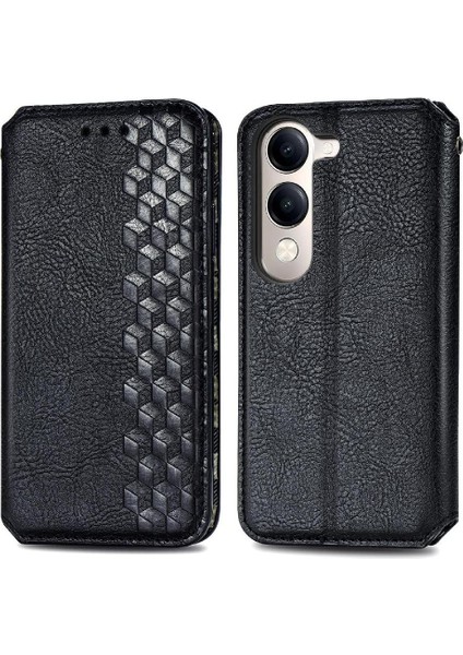 Vivo Y04 Cüzdan Fonksiyonu Için Flip Case Kapak Zarif Iş Durum (Yurt Dışından)