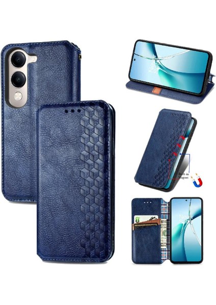 Vivo Y04 Cüzdan Fonksiyonu Için Flip Case Kapak Zarif Iş Durum (Yurt Dışından) indirimleri