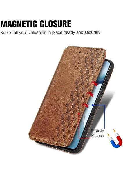 Vivo Y04 Cüzdan Fonksiyonu Için Flip Case Kapak Zarif Iş Durum (Yurt Dışından) modelleri