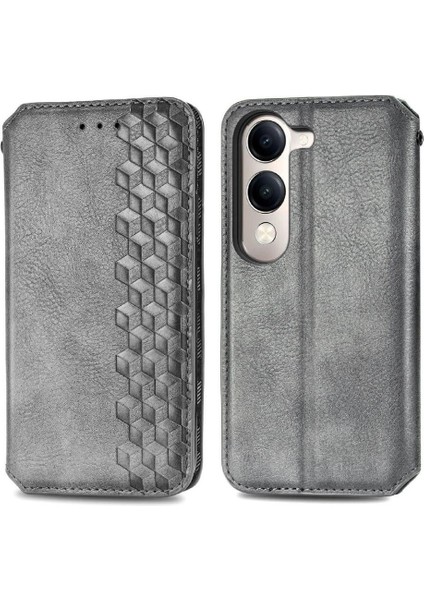 Vivo Y04 Cüzdan Fonksiyonu Için Flip Case Kapak Zarif Iş Durum (Yurt Dışından)