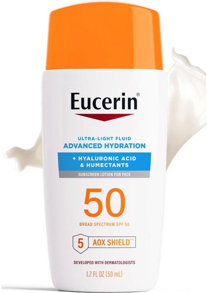 Advanced Hydration Ultra-Light SPF50 Yüz Güneş Kremi 50ML