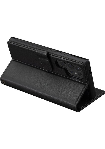 Samsung Galaxy S24 Için Flip Case Ultra Kickstand Pu Deri Cüzdan Kılıf 2 (Yurt Dışından) fırsatları