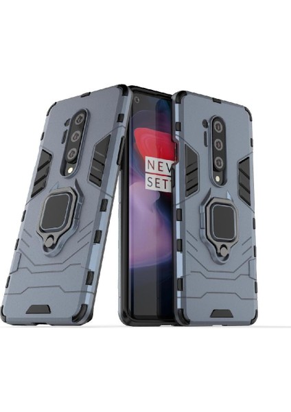 Oneplus 8 Için Kılıf Darbeye Kapak 360 &deg; Dönen Halka Askeri Damla (Yurt Dışından)