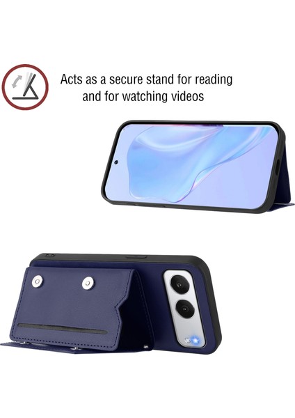 Oneplus Nord 4 Için Darbeye Dayanıklı Cüzdan Kılıf Manyetik Kapatma, Dahili Bilek Kayışı ve Kart Yuvaları (Yurt Dışından)
