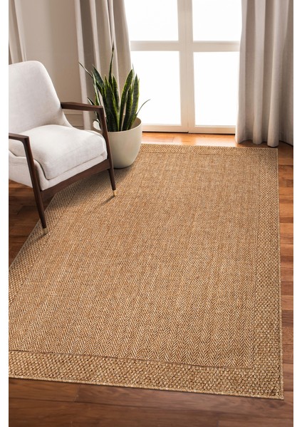 Rusticana 3107 Naturel Jüt Halı Modern Örme Kilim RUSTICANA_3107 fırsatları