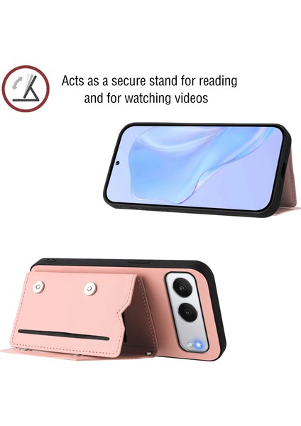 Oneplus Nord 4 Için Darbeye Dayanıklı Cüzdan Kılıf Manyetik Kapatma, Dahili Bilek Kayışı ve Kart Yuvaları (Yurt Dışından)