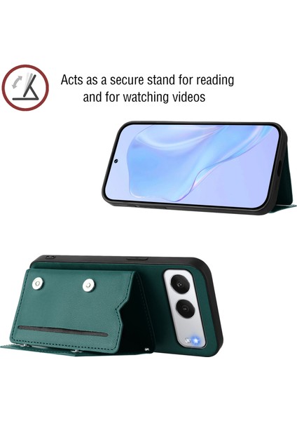Oneplus Nord 4 Için Darbeye Dayanıklı Cüzdan Kılıf Manyetik Kapatma, Dahili Bilek Kayışı ve Kart Yuvaları (Yurt Dışından)