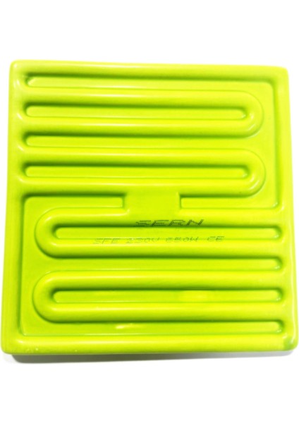 İnfrared Seramik Isıtıcı Rezistans DÜZ 122X122mm 650W 230V Yeşil Renk SFE Model