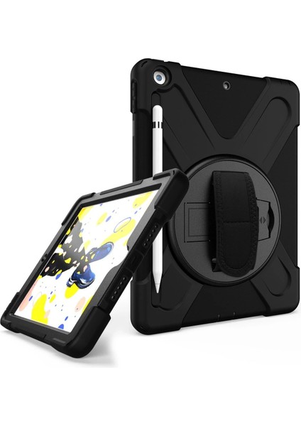 Ipad Air 13 (2024) Kılıf Amazing Tablet Kapak - Siyah Drstr